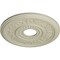 Ekena Millwork Genevieve Ceiling Medallion (Fits Canopies up to 3 1/2"), 16 1/8"OD x 3 1/2"ID x 7/8"P, Clear Yellow CM16GNCYF - alternate 2